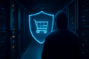 Especialista diante de servidores protegendo a operação de uma loja Magento durante atualização de segurança