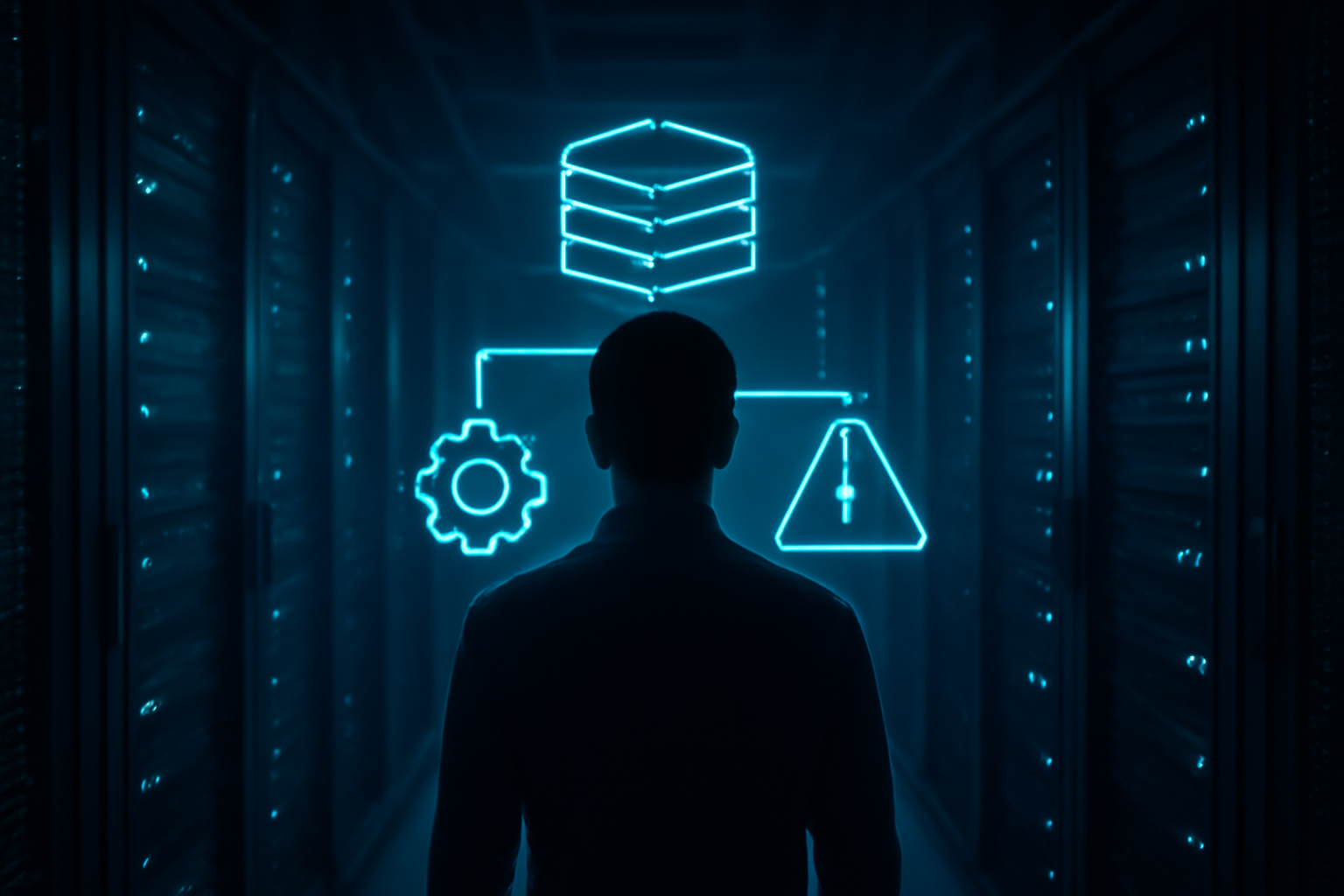 Especialista analisando indexadores Magento travados em uma infraestrutura de servidores