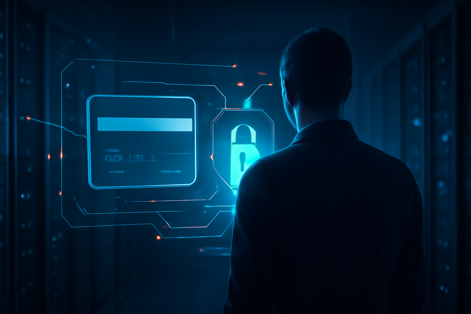Especialista analisando o fluxo seguro de pagamento Braintree e 3-D Secure em ambiente de servidores