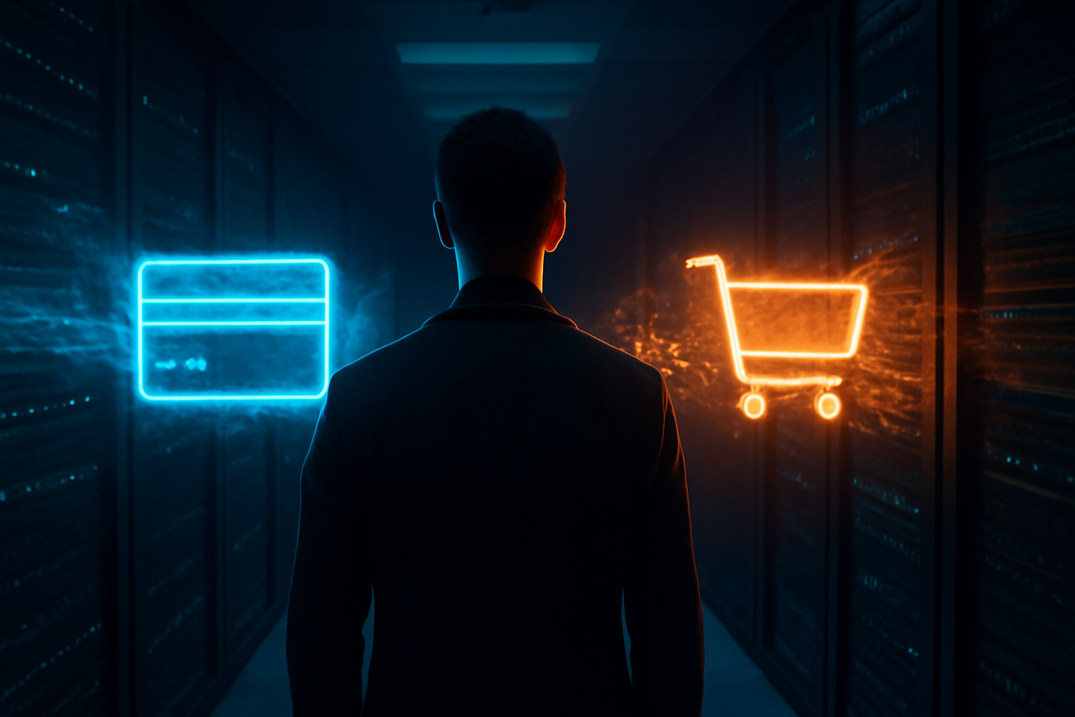 Especialista investigando divergência entre pagamento e pedido em infraestrutura de e-commerce